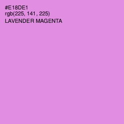 #E18DE1 - Lavender Magenta Color Image